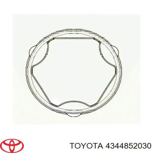 4344852030 Toyota fuelle, árbol de transmisión delantero interior