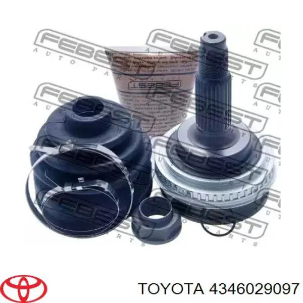 4346029097 Toyota árbol de transmisión trasero