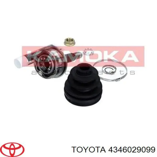 4346029099 Toyota árbol de transmisión trasero