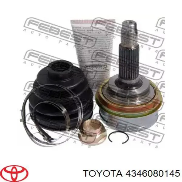 4346080145 Toyota junta homocinética exterior delantera