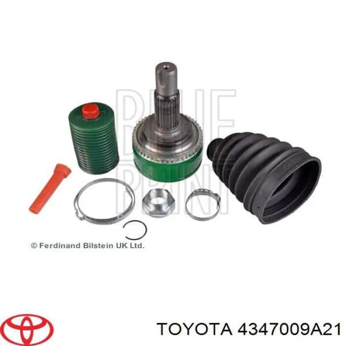 4347009A21 Toyota árbol de transmisión delantero izquierdo