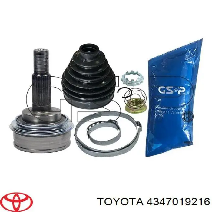 4347019216 Toyota junta homocinética exterior delantera