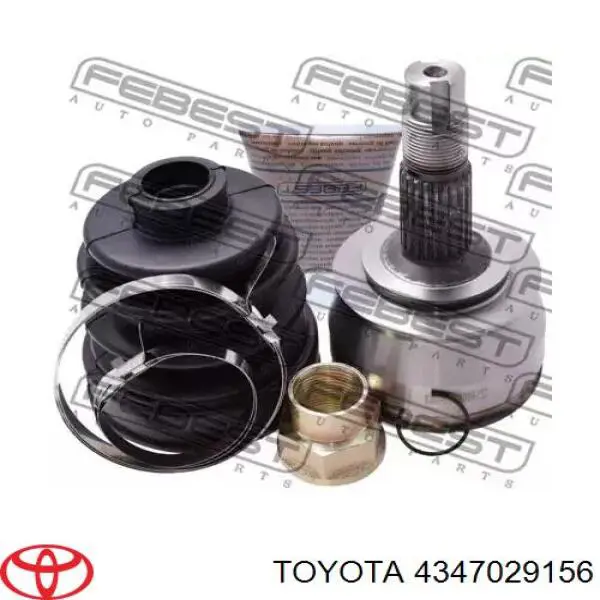 4347029156 Toyota árbol de transmisión trasero