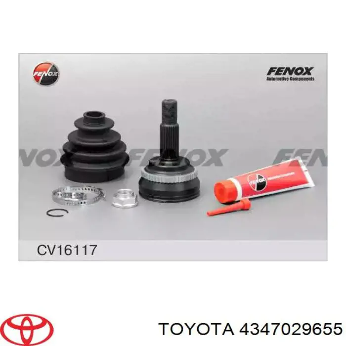 4347029655 Toyota junta homocinética exterior delantera