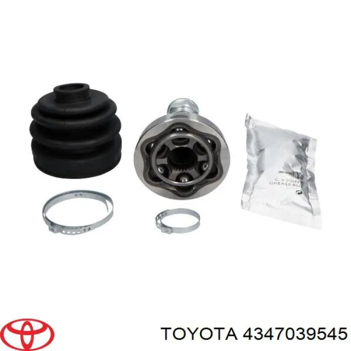 4347039545 Toyota junta homocinética exterior delantera izquierda