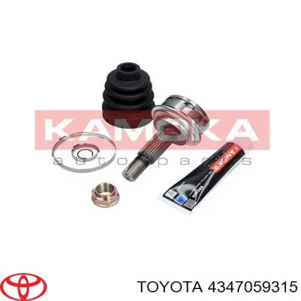 4347059315 Toyota junta homocinética exterior delantera izquierda