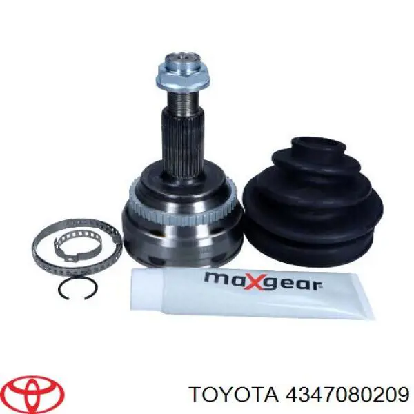 4347080209 Toyota junta homocinética exterior delantera izquierda