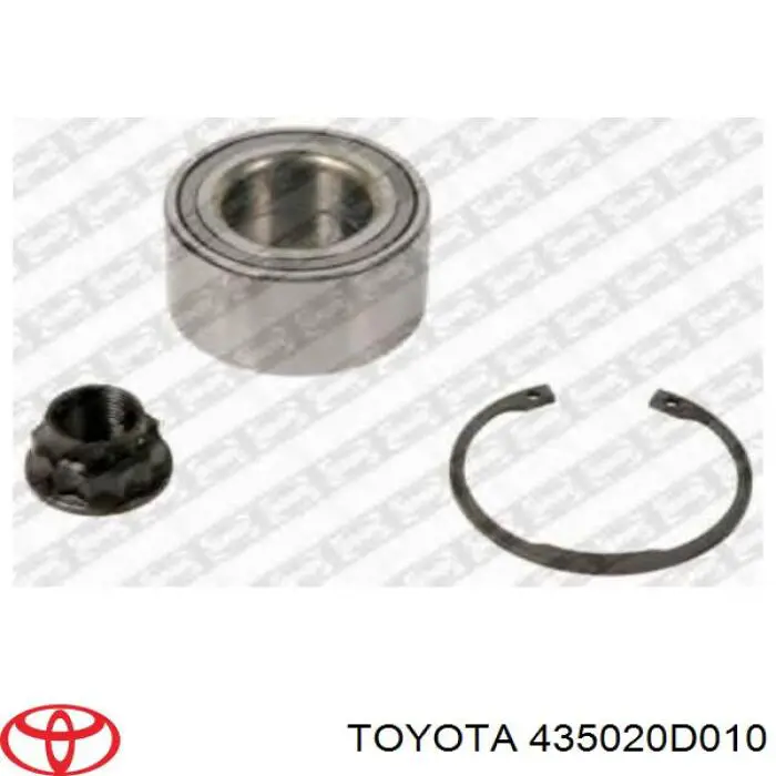 435020D010 Toyota cubo de rueda delantero