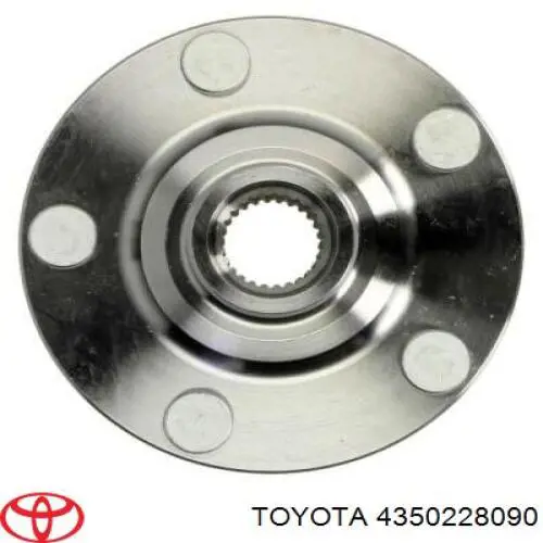 4350228090 Toyota cubo de rueda delantero