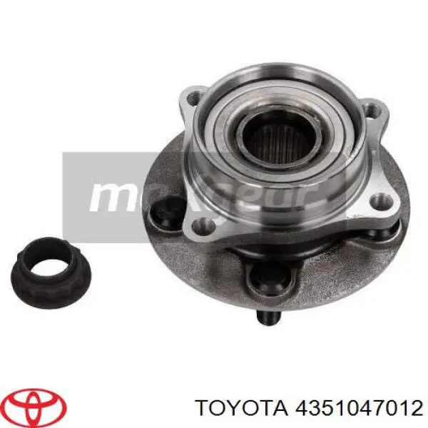 4351047012 Toyota cubo de rueda delantero