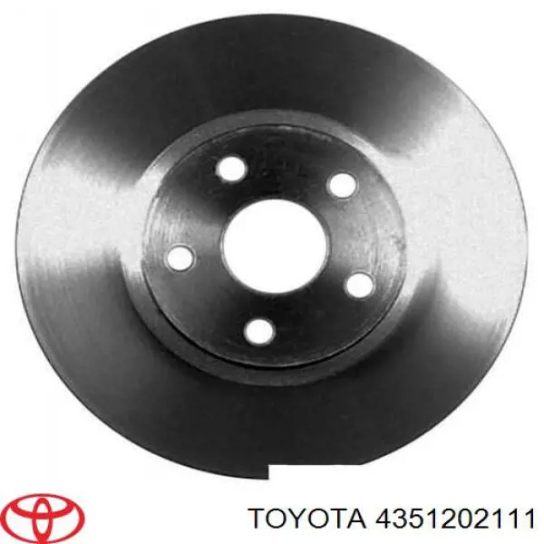 4351202111 Toyota freno de disco delantero