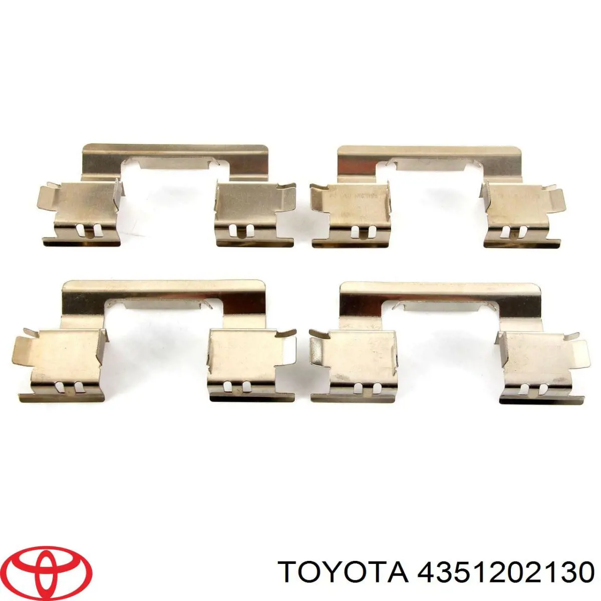 4351202130 Toyota freno de disco delantero