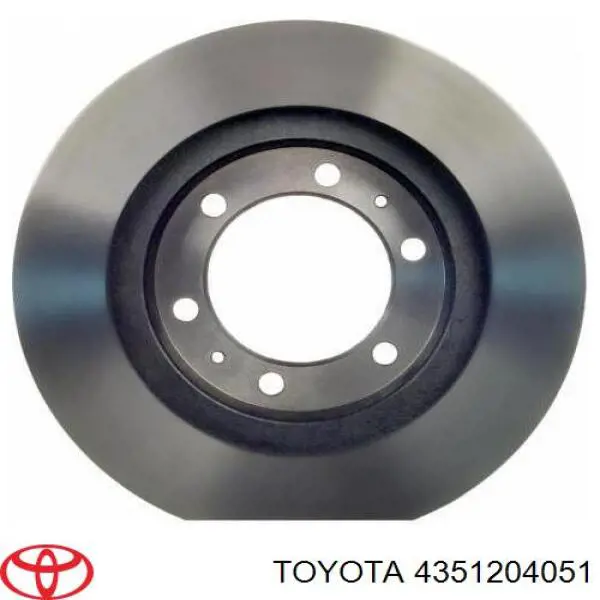 43512-04051 Toyota freno de disco delantero