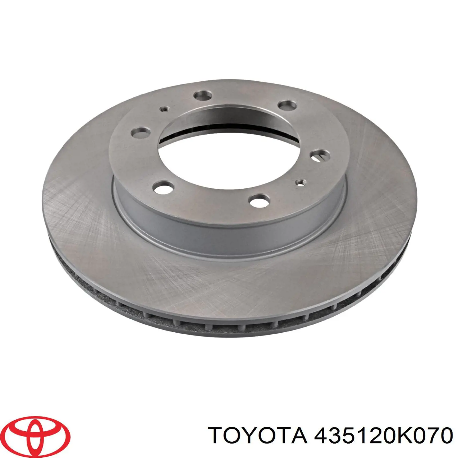 435120K070 Toyota freno de disco delantero