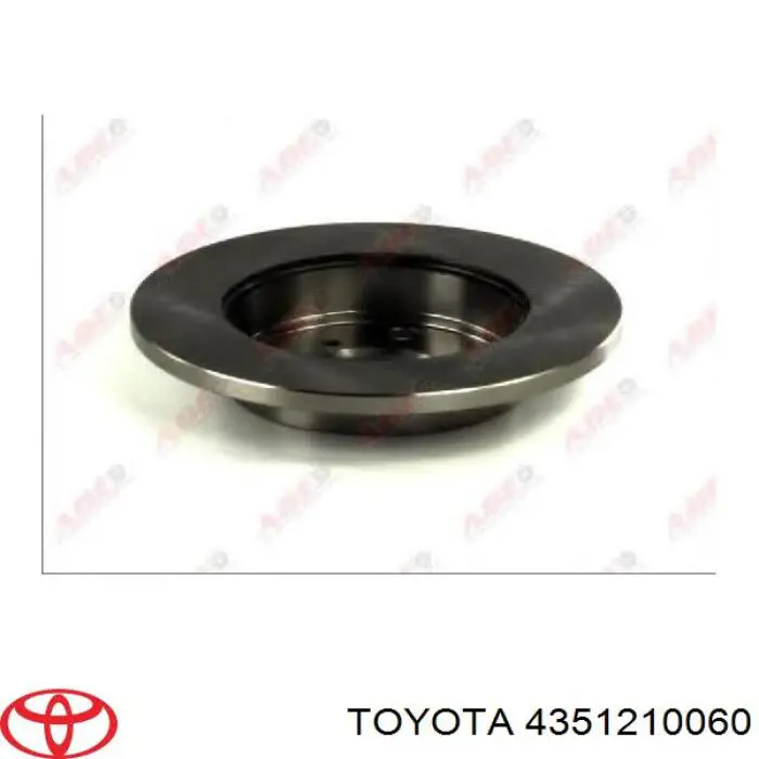  Freno de disco delantero para Toyota Starlet 2 