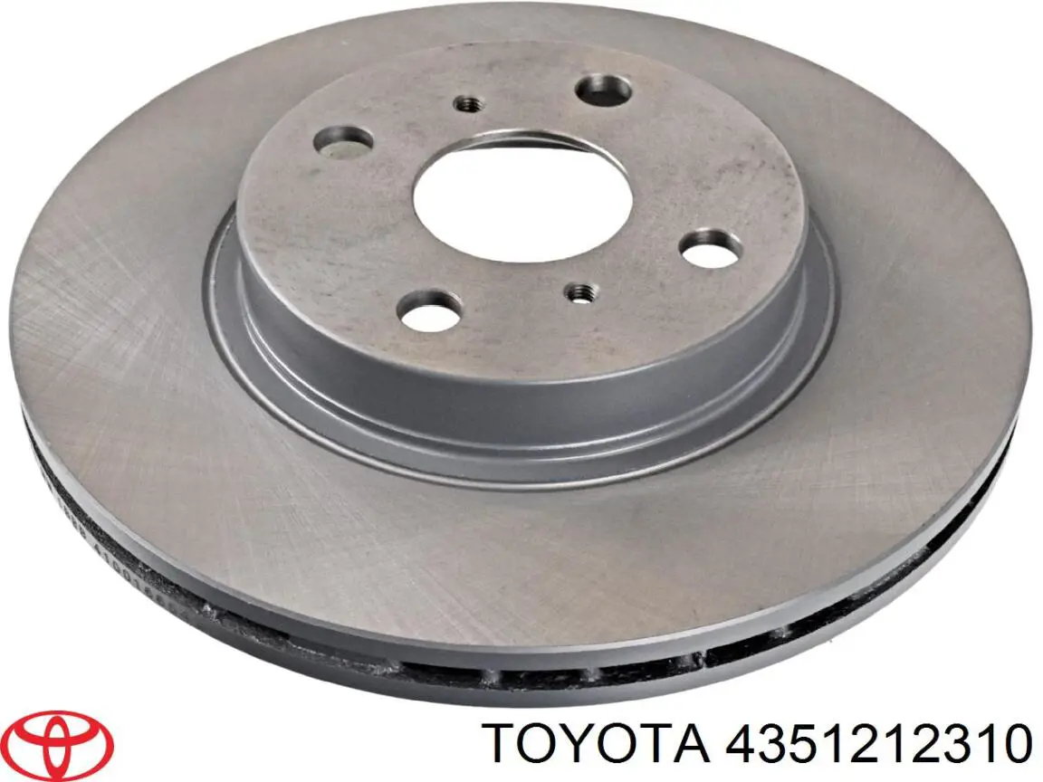 4351212310 Toyota freno de disco delantero