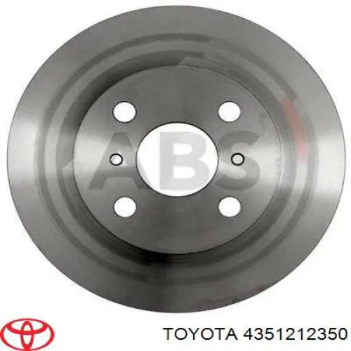 4351212350 Toyota freno de disco delantero