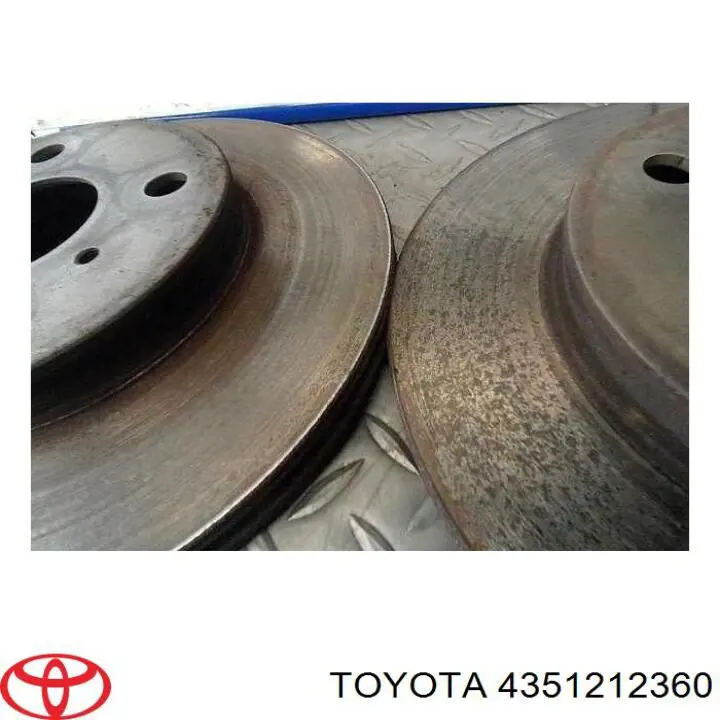 4351212360 Toyota freno de disco delantero