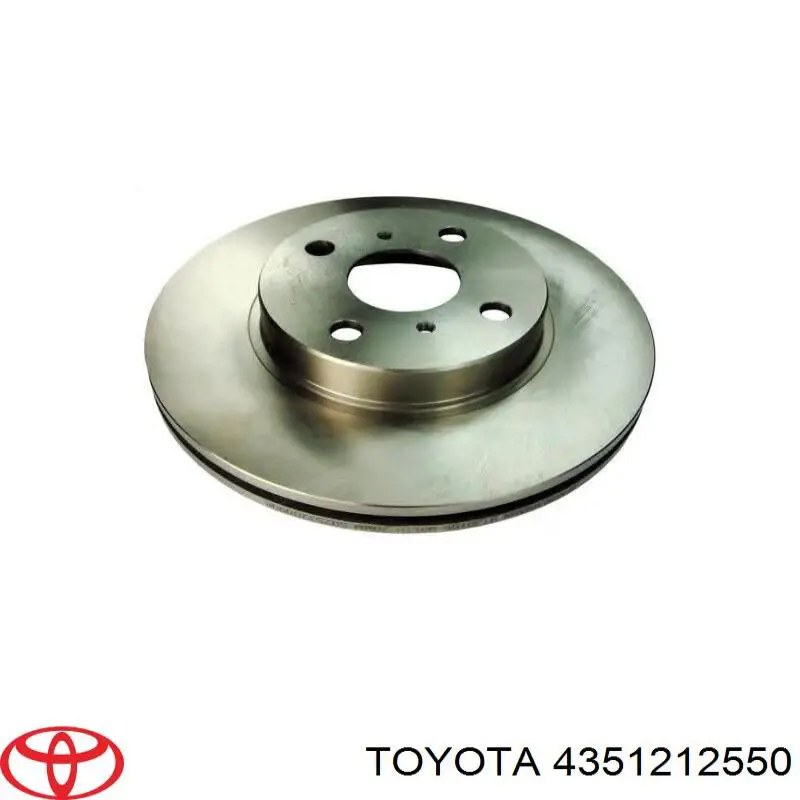 4351212550 Toyota freno de disco delantero