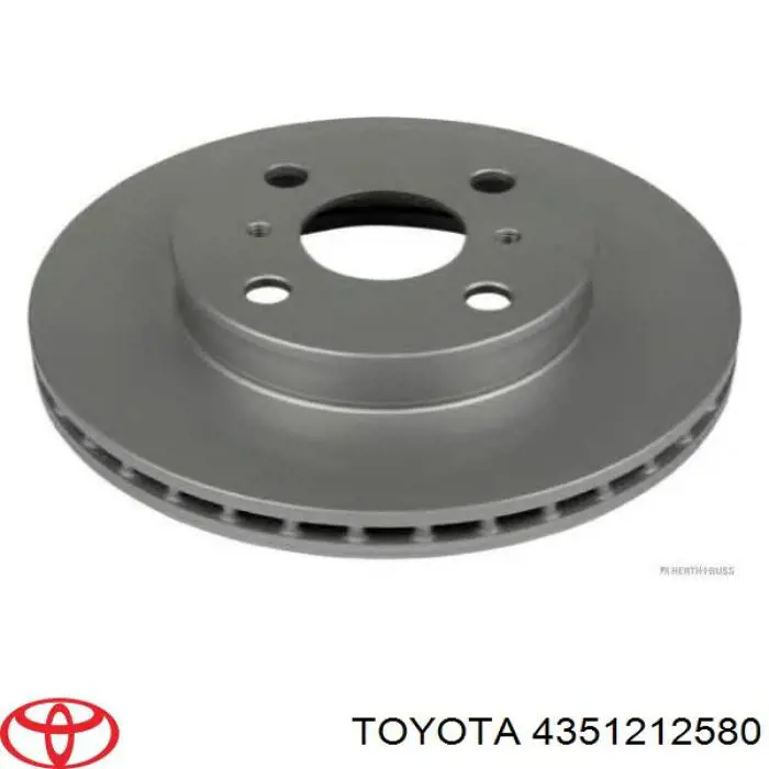 4351212580 Toyota freno de disco delantero