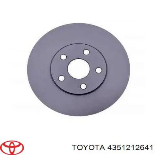 4351212641 Toyota freno de disco delantero