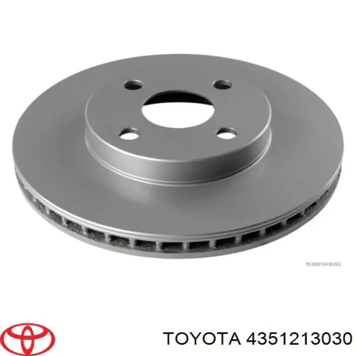 4351213030 Toyota freno de disco delantero