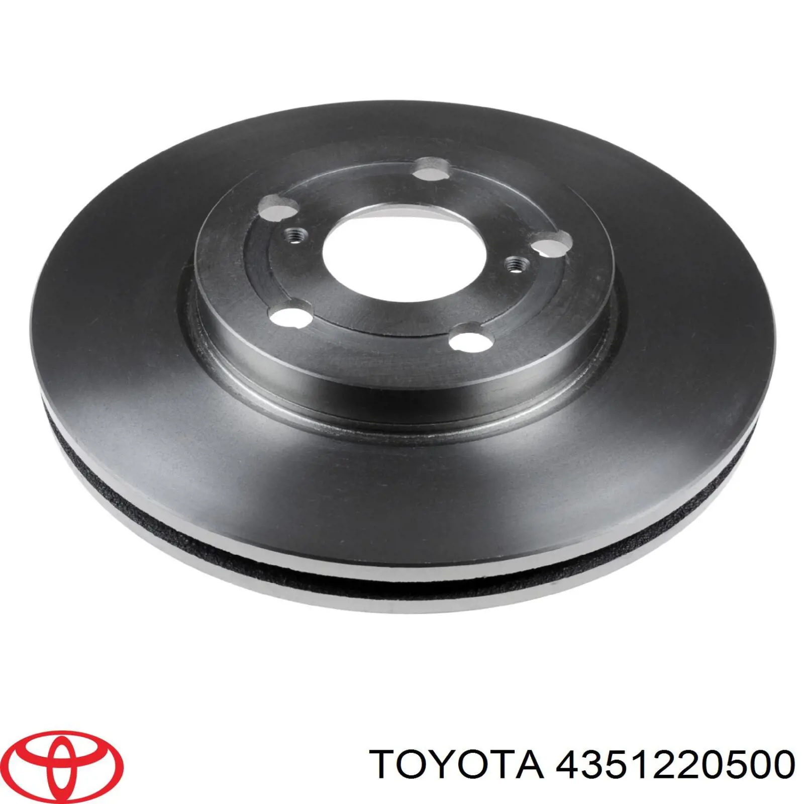 4351220500 Toyota freno de disco delantero