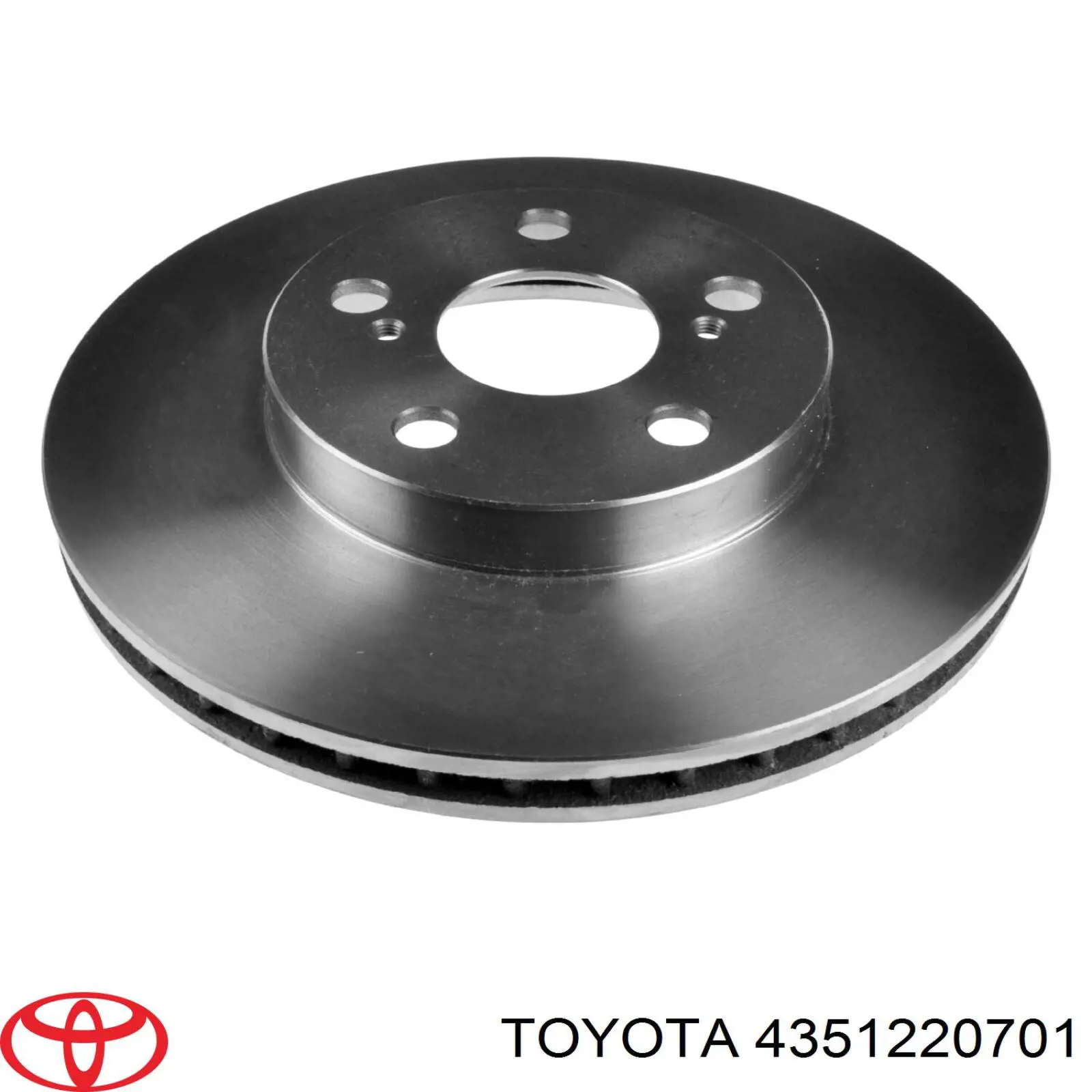 4351220701 Toyota freno de disco delantero