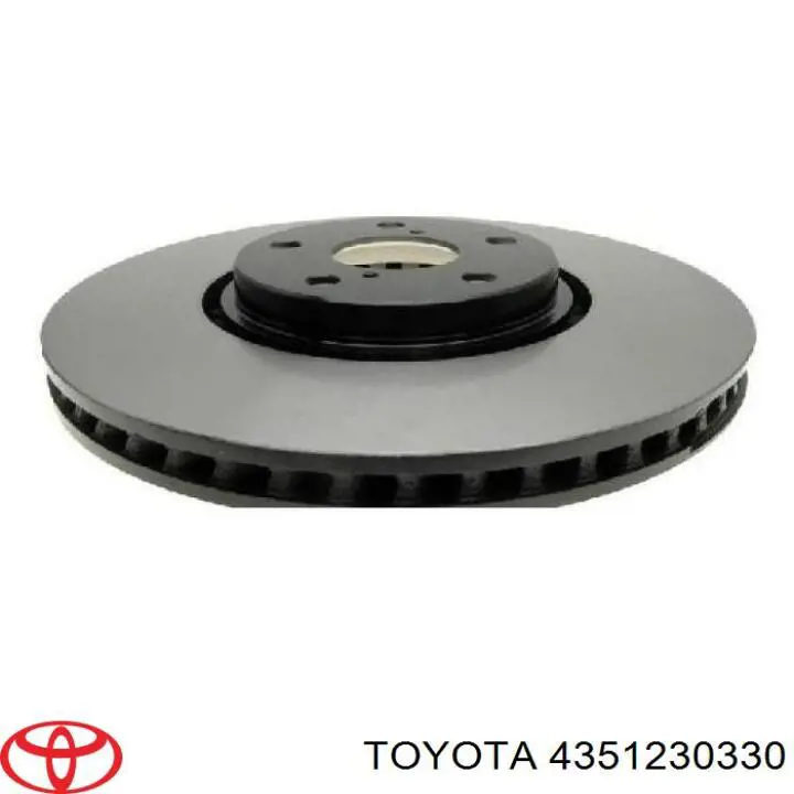 4351230330 Toyota freno de disco delantero