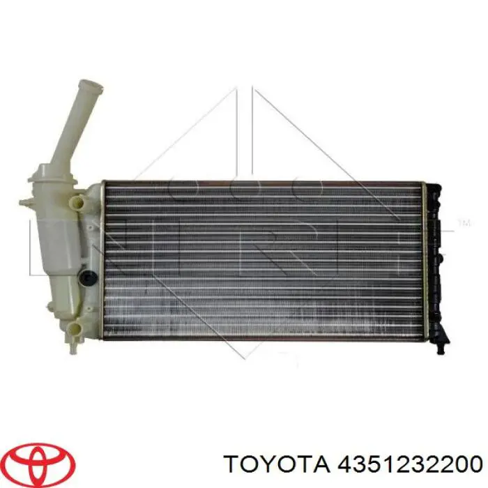 4351232200 Toyota freno de disco delantero