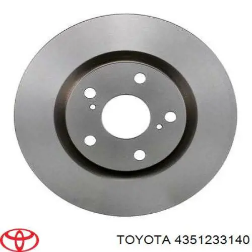 4351233140 Toyota freno de disco delantero