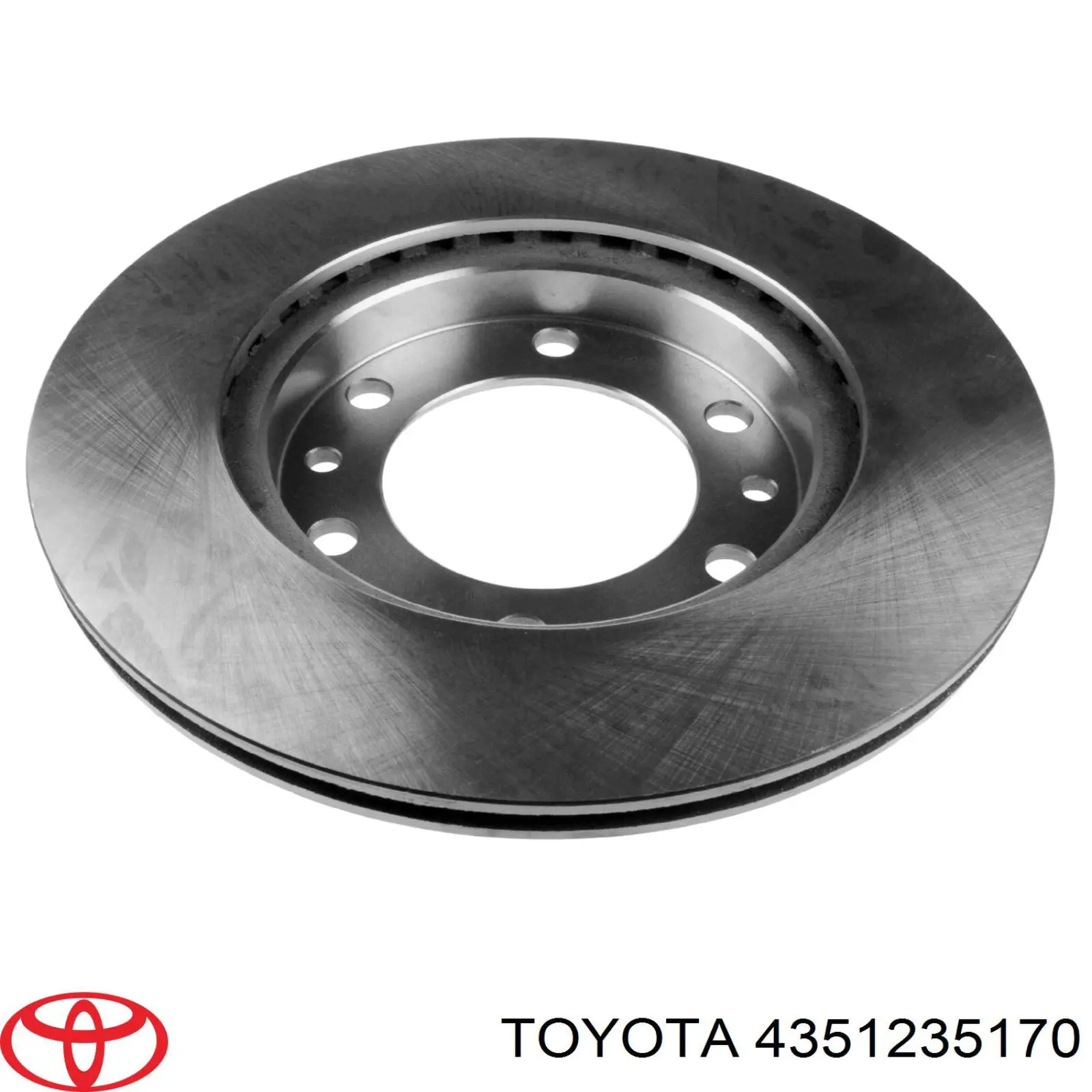 4351235170 Toyota freno de disco delantero