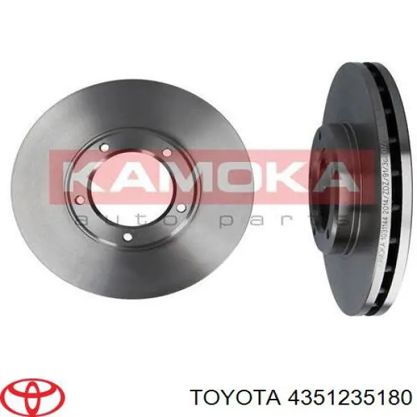 4351235180 Toyota freno de disco delantero