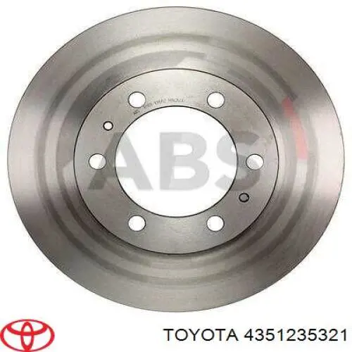 4351235321 Toyota freno de disco delantero