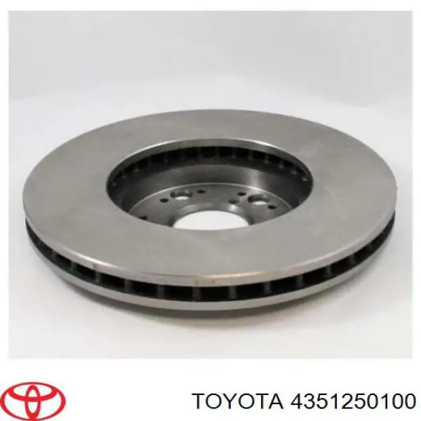 4351250100 Toyota freno de disco delantero