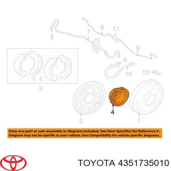  Anillo sensor, ABS para Toyota Hilux KUN15