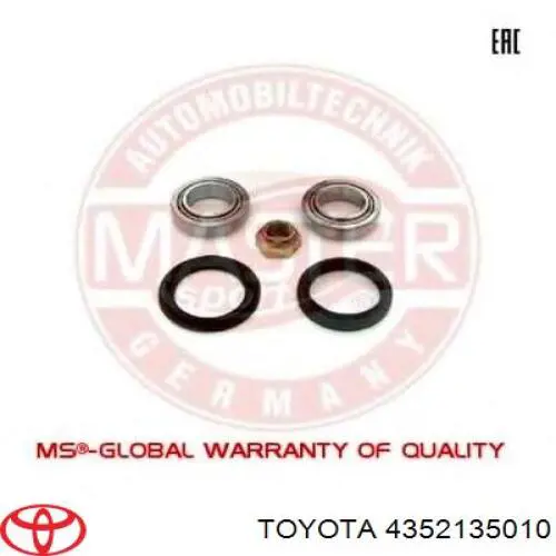 4352135010 Toyota cojinete de rueda delantero