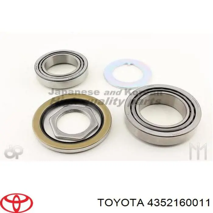  Tuerca, cubo de rueda delantero para Toyota Land Cruiser 