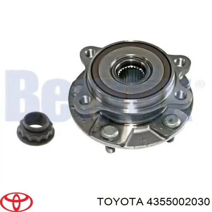 4355002030 Toyota cubo de rueda delantero