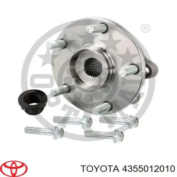 4355012010 Toyota cubo de rueda delantero