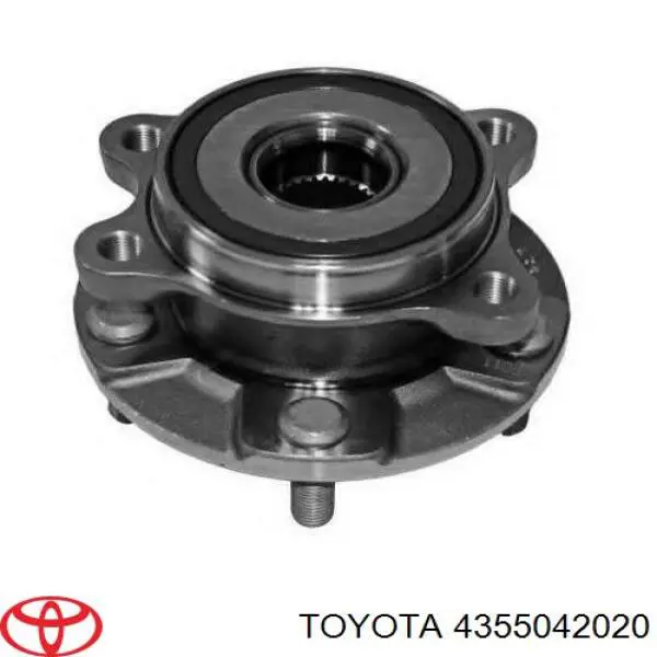 4355042020 Toyota cubo de rueda delantero