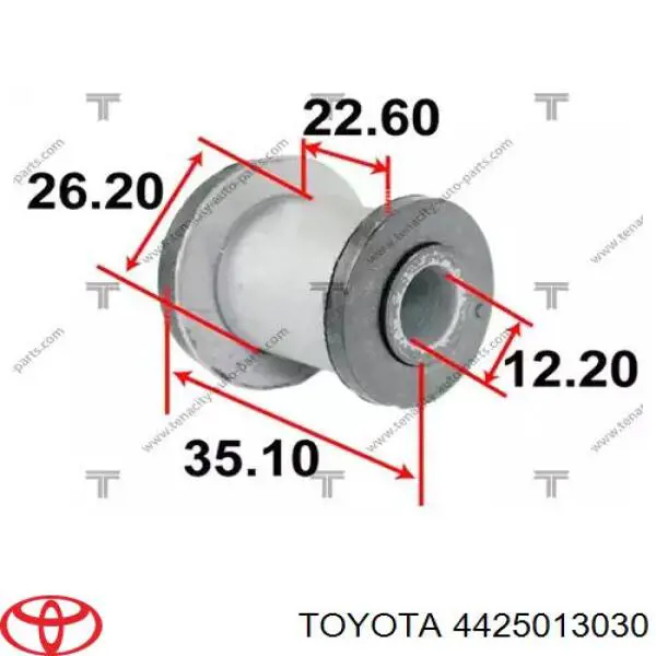 4425013030 Toyota cremallera de dirección