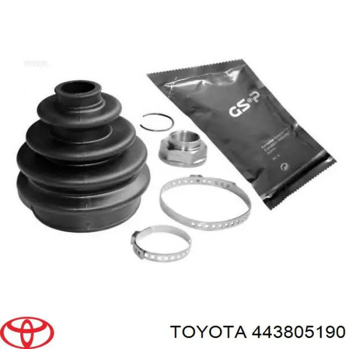 443805190 Toyota fuelle, árbol de transmisión delantero exterior