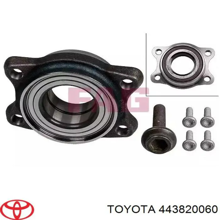 443820060 Toyota fuelle, árbol de transmisión delantero interior