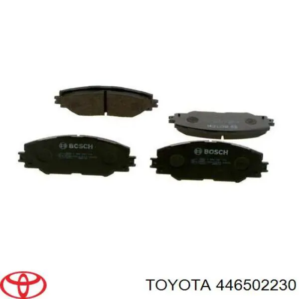 446502230 Toyota pastillas de freno delanteras