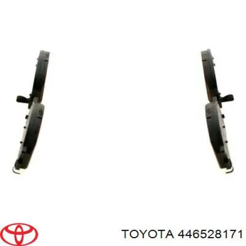 446528171 Toyota pastillas de freno delanteras