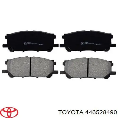 446528490 Toyota pastillas de freno delanteras