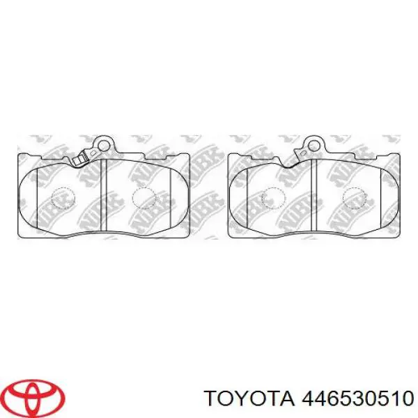 446530510 Toyota pastillas de freno delanteras