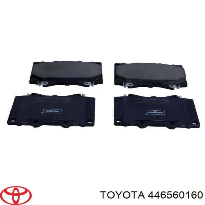 446560160 Toyota pastillas de freno delanteras