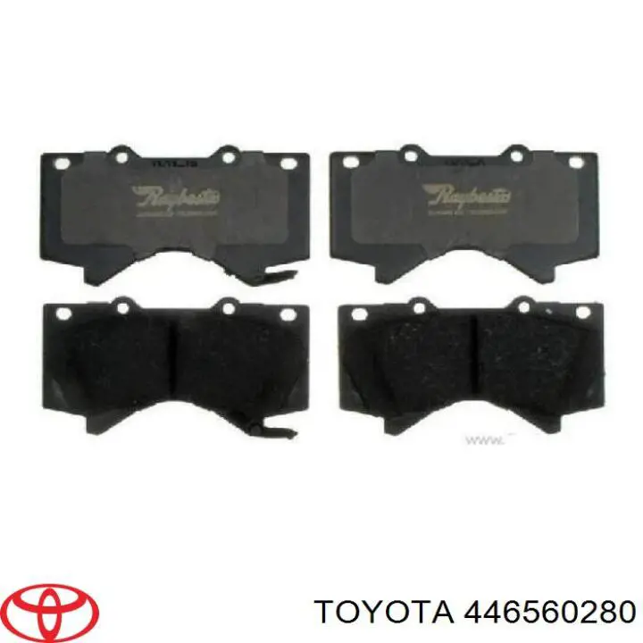 446560280 Toyota pastillas de freno delanteras